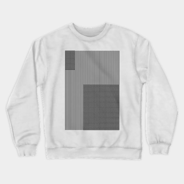 Abstract Line Crewneck Sweatshirt by ganola